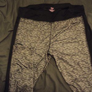 Zone Pro Active wear leggings, Grey and Black, Size 3xl